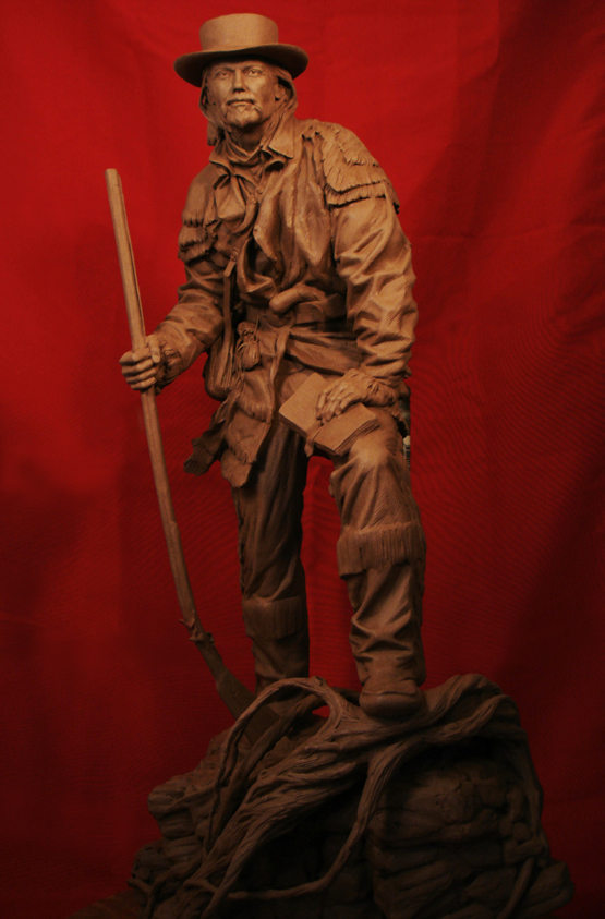 Jedediah Smith Clay Sculpture by #GregPolutanovich 